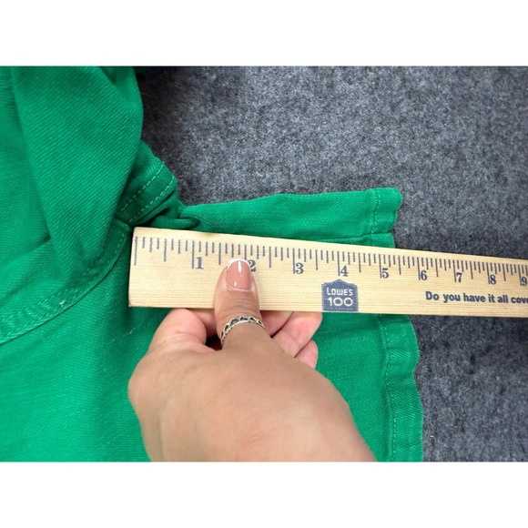 Judy Blue Los Angeles Garment Dyed Green Denim Shorts, Women's Size L - Picture 8 of 9